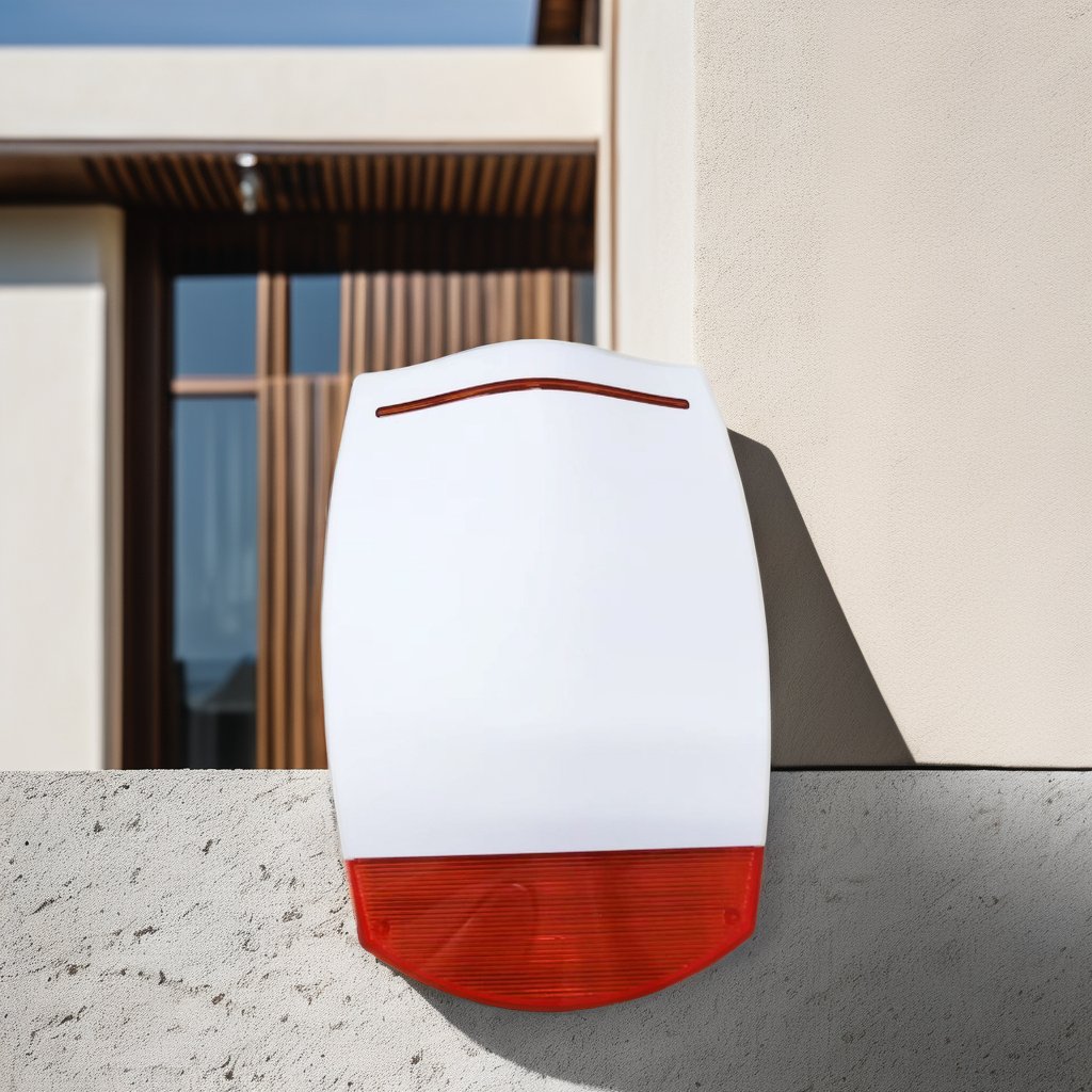 5C-100 Home Security Loud Siren Strobe Light Indoor/Outdoor Intrusion Detection Alarm System