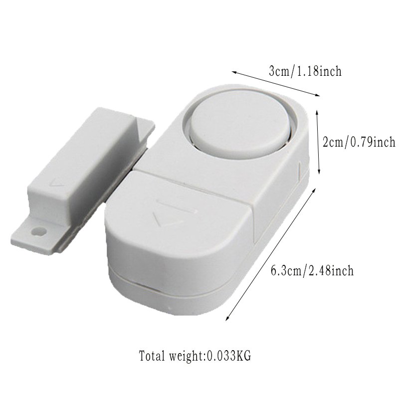 High Effective Wireless Door/Windows Alarm Sensor Magnetic Indoor Anti Thief Entry Alarm For Door Alarm System