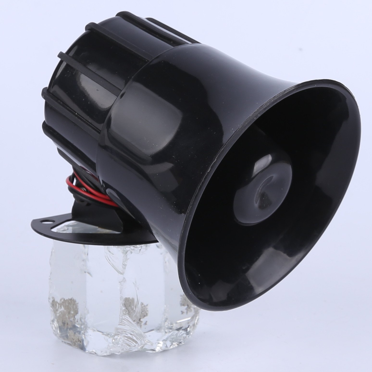 Portable Speaker Horn 20w 12v High Quality Car Siren Black White Color 600ma 120db Electronic Siren
