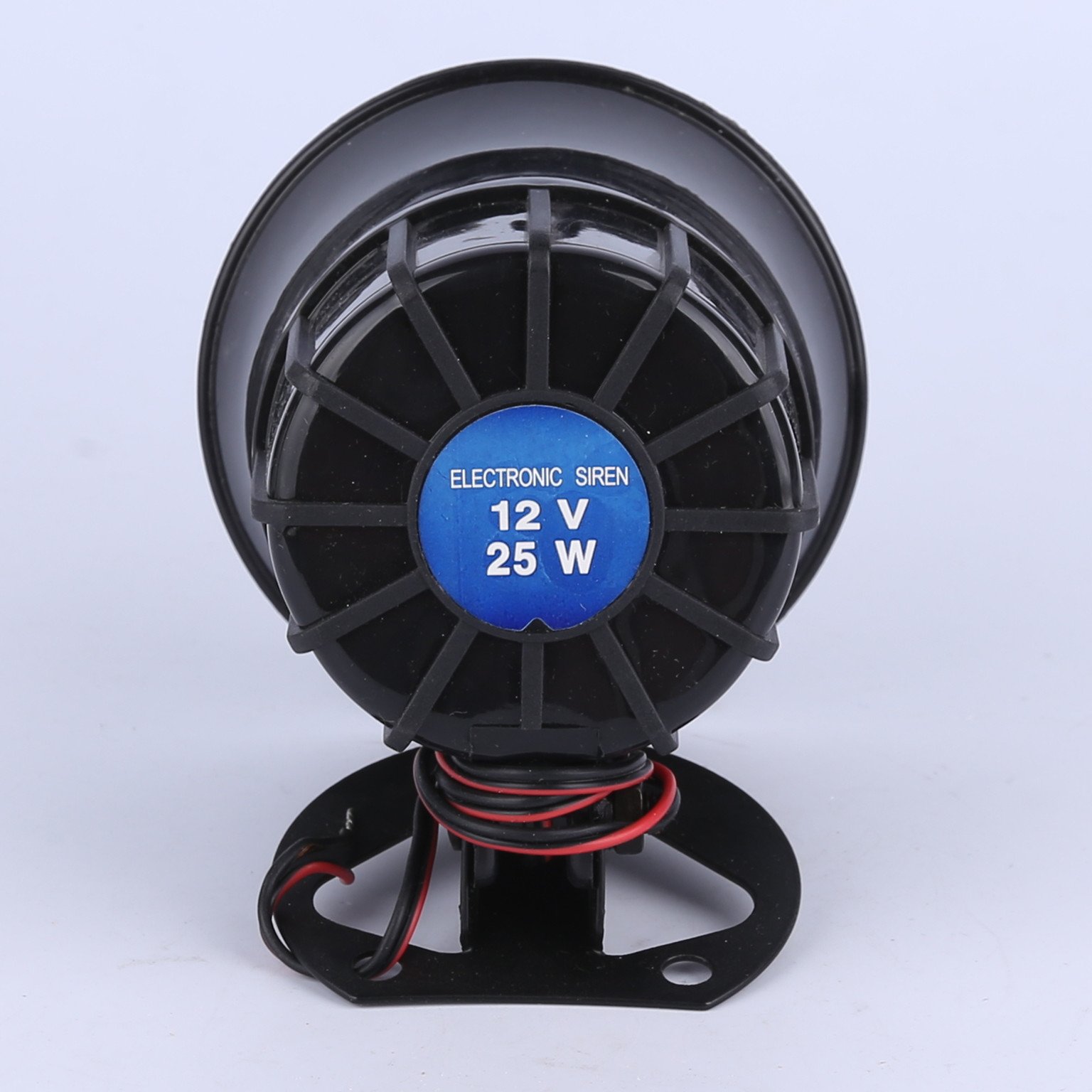 Portable Speaker Horn 20w 12v High Quality Car Siren Black White Color 600ma 120db Electronic Siren