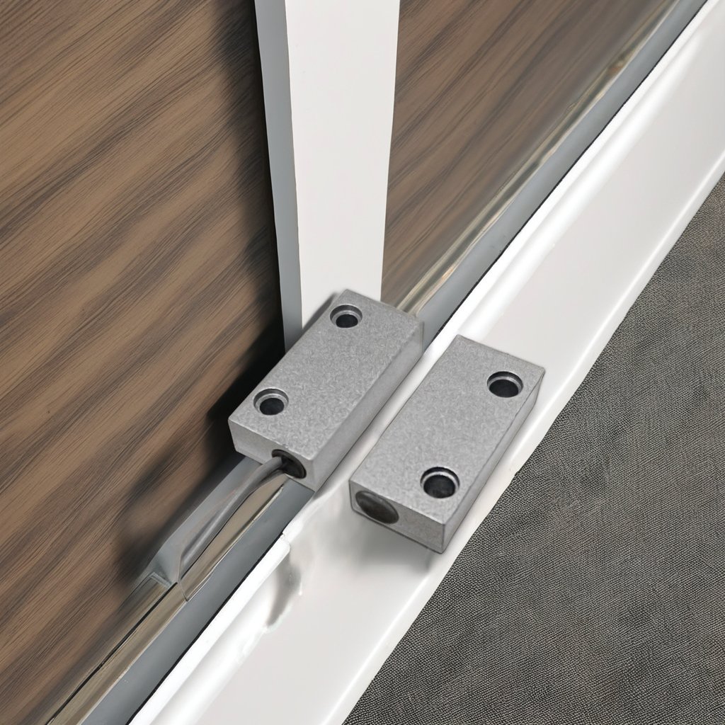 Self-Ran Factory 5C-51 NC/NO Magnetic Contact Switch Door Window Open Close Sensor for Home Security Alarm System