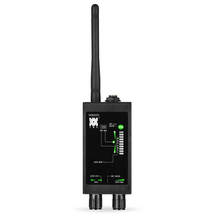 M8000 Multifunctional Automatic Signal Search Detector Alarm High Sensitivity Radio Wave Magnet Scanner Radio Frequency Detector