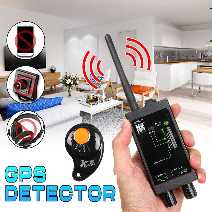 M8000 Multifunctional Automatic Signal Search Detector Alarm High Sensitivity Radio Wave Magnet Scanner Radio Frequency Detector