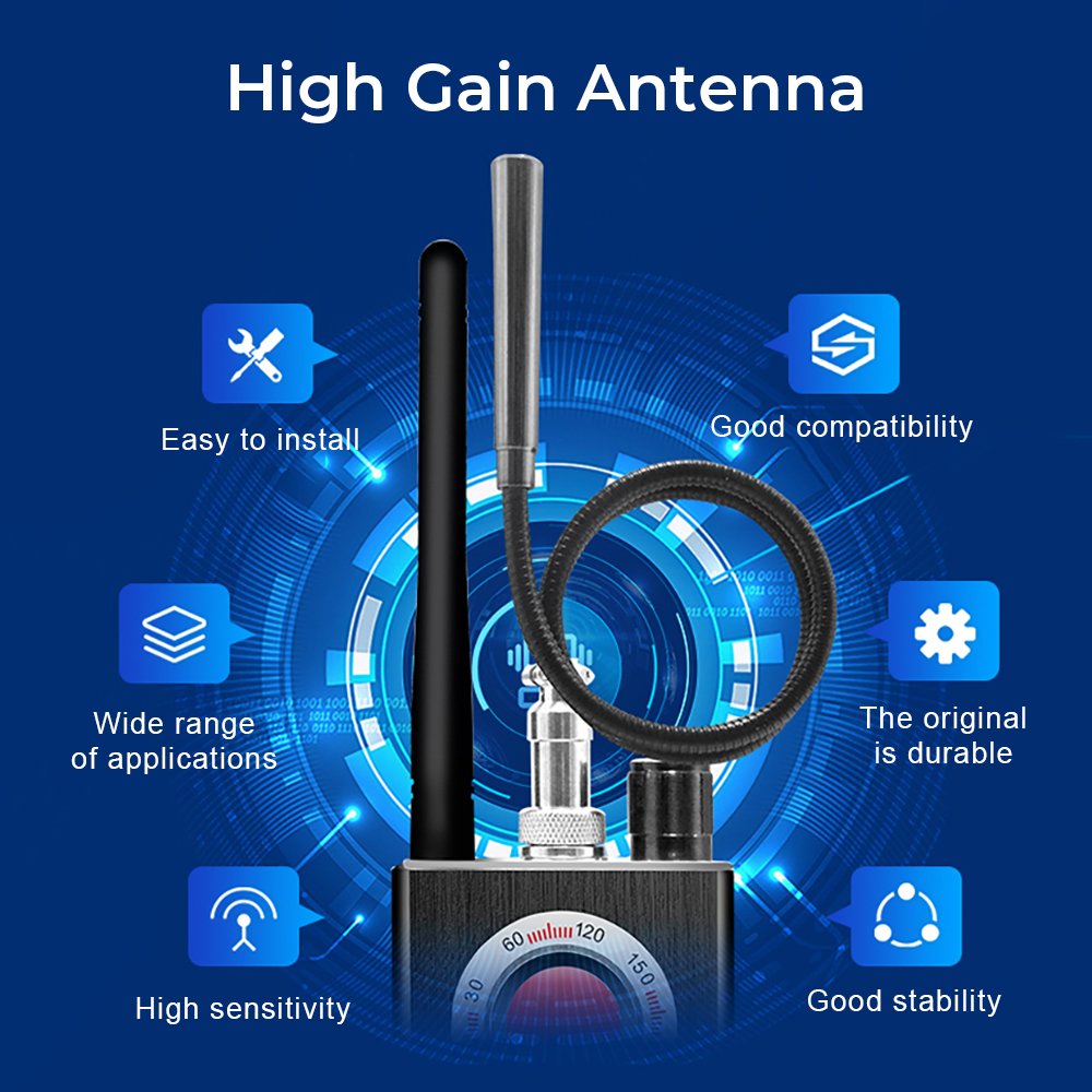 PEGATAH K88 Wireless Anti-Camera Detector Multi-Function Anti-GPS GSM Finder RF Tracker Lens Alarm Systems Device Finder