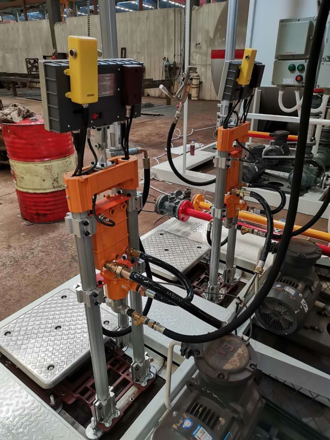 LPG Skid Station with Two motor Pumps and Two Filling Scales