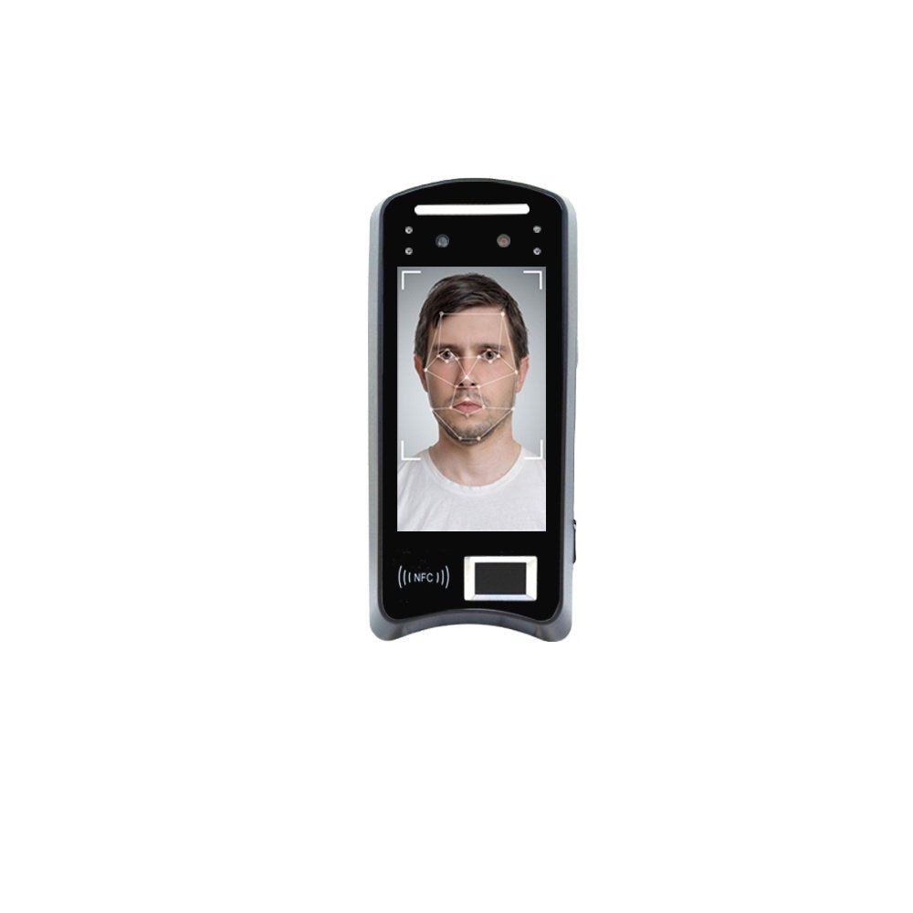 HFSecurity X05 Dynamic Long Distance Verify Face Fingerprint Time Attendance Access Control System Cloud Management