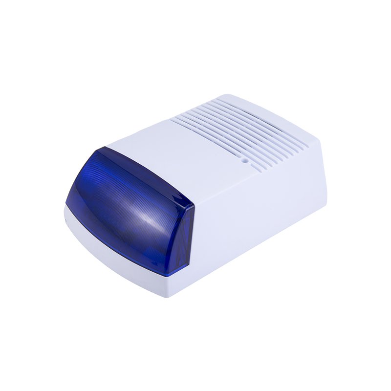 High Quality Abs Blue Light 135 Time/Minute 128 dB Alarm System Home Wired Connection Strobe Siren Alarm
