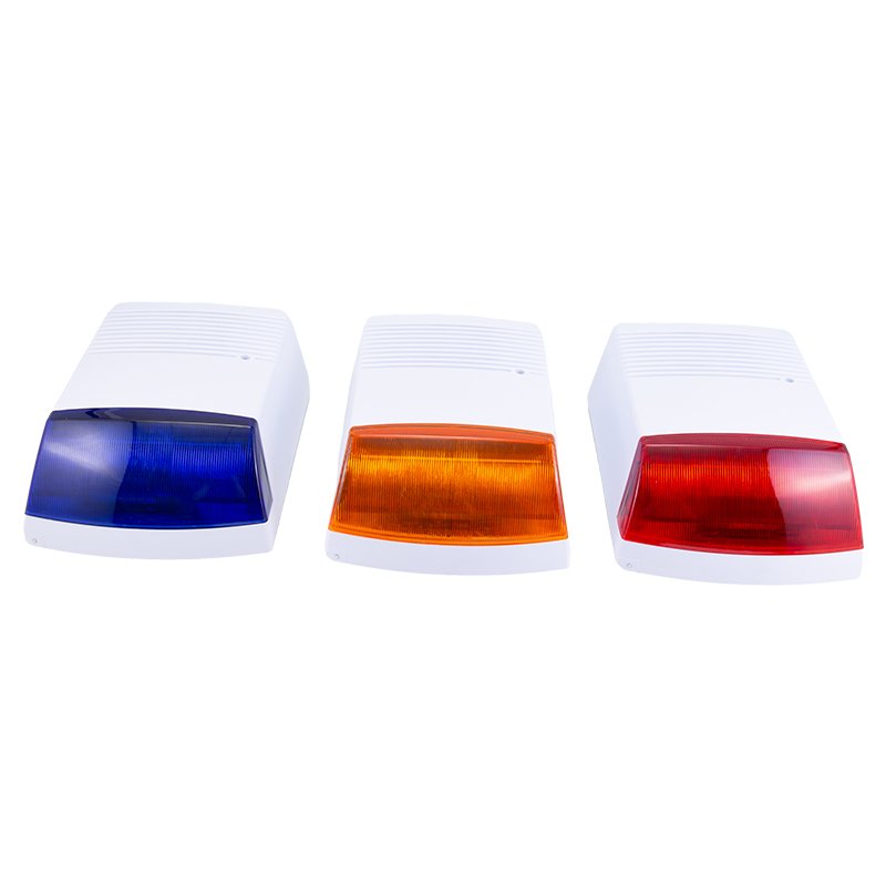 High Quality Abs Blue Light 135 Time/Minute 128 dB Alarm System Home Wired Connection Strobe Siren Alarm