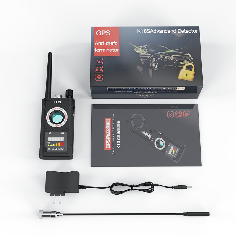 K18S Wireless Products Anti Spy Bug Detector Camera GSM Audio GPS Tracker Signal Lens Finder Anti Spy RF Detector