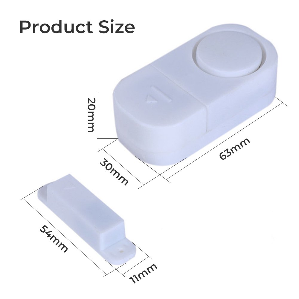 Home Safety System Entry Burglar Alarm Signal Safety Switch Independent Wireless Window Door Magnetic Alarm Sensors