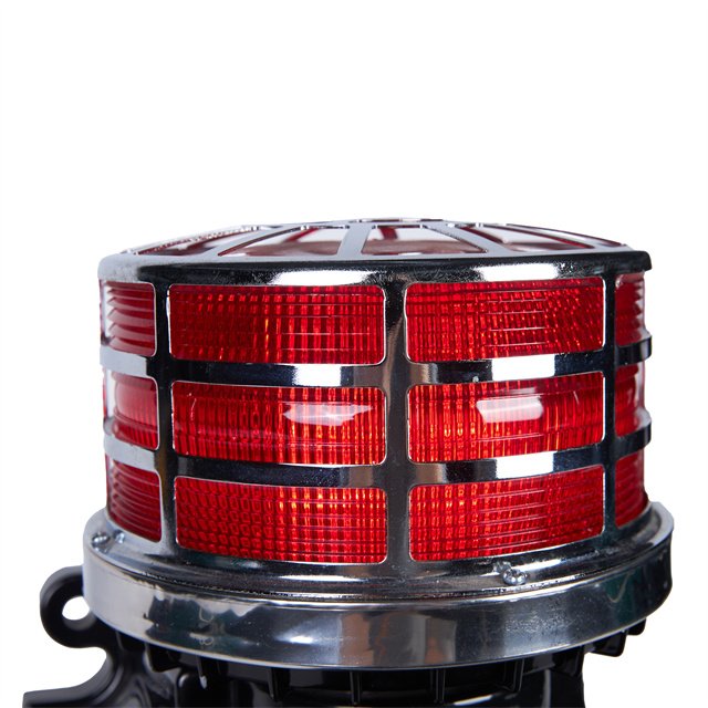 High-powered sound and light alarm Audible and visual alarm signals Crane Warning Alarm System black