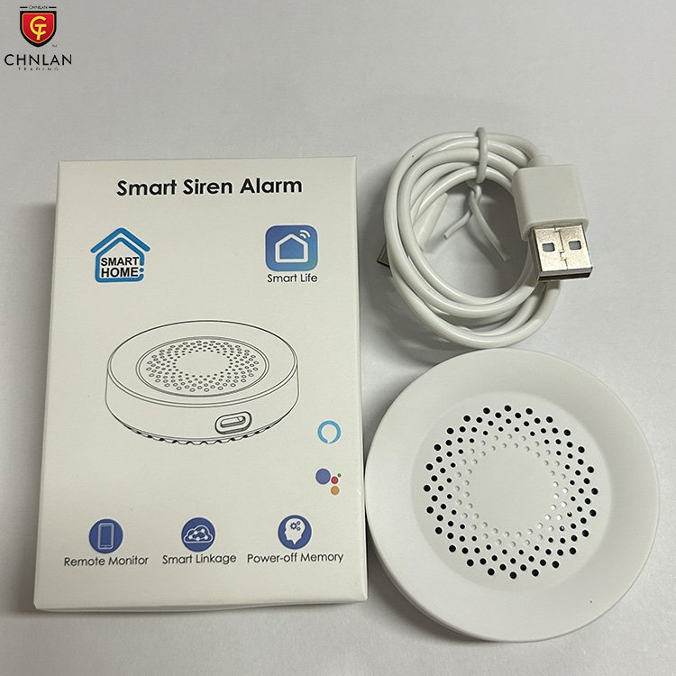 Zigbee TUYA Smart Siren Alarm Support Voice Control Google Home Alexa Wifi Siren Alarm Home Security System 100dB