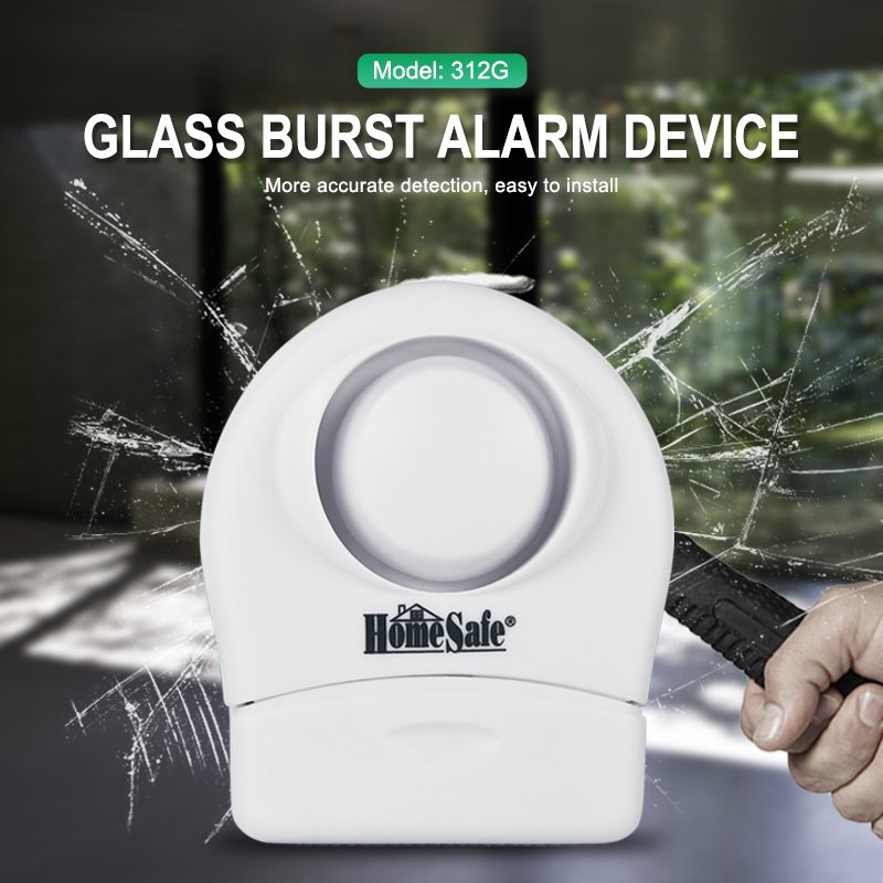 Quick Response Instant Alert Glass Break Sensor for Commercial Buildings