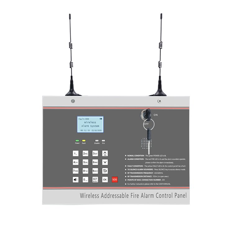 Wireless Addressable Fire Alarm Control Panel fire alarm systems Firefighting Equipment with Cheap Price