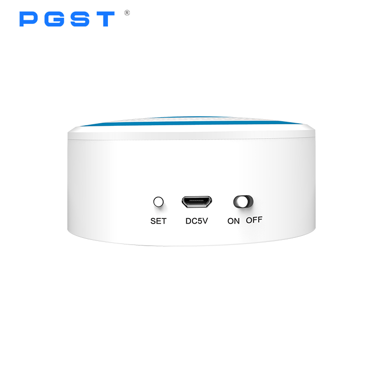 PGST Siren Alarm System Indoor Siren 5V Wireless 433Mhz Standalone Wired Indoor Siren with Strobe For Home Burglar Security
