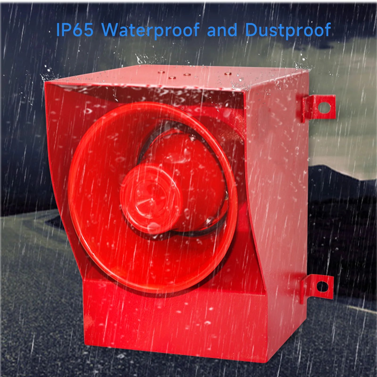 Factory supply outdoor 45W Security Alarm System with 130dB IP65 Waterproof Emergency Alarm Siren for Noisy Environments YAL-05E