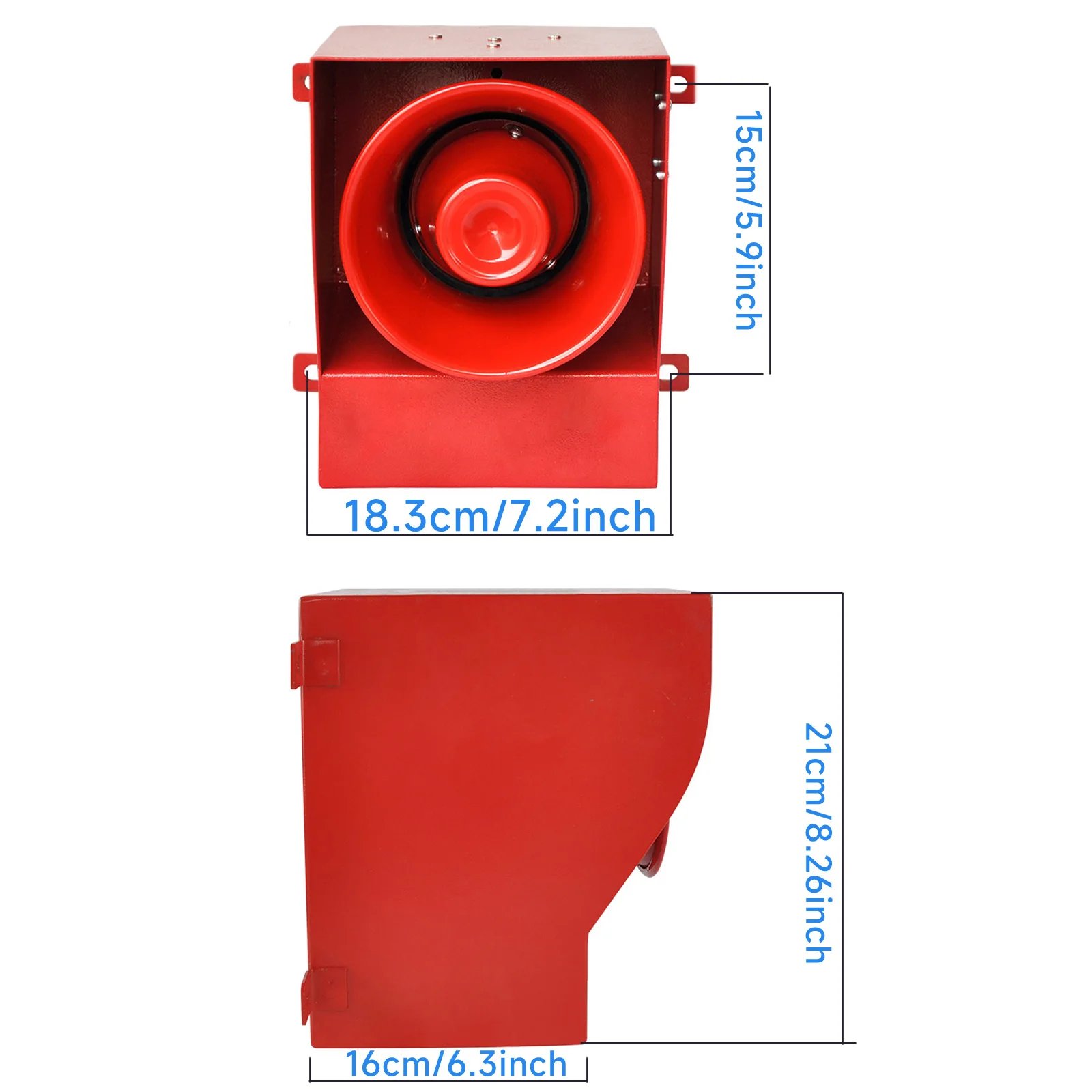 Factory supply outdoor 45W Security Alarm System with 130dB IP65 Waterproof Emergency Alarm Siren for Noisy Environments YAL-05E