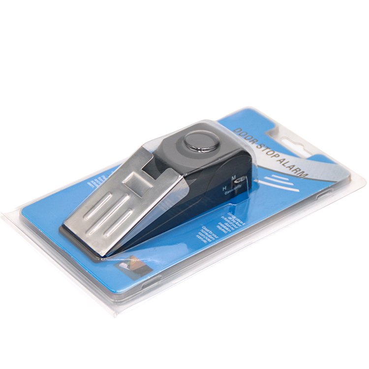 Portable Anti-theft 120DB Alarm Door Stopper Wireless Vibration Alarm for Traveling Security Door Alarm Stopper