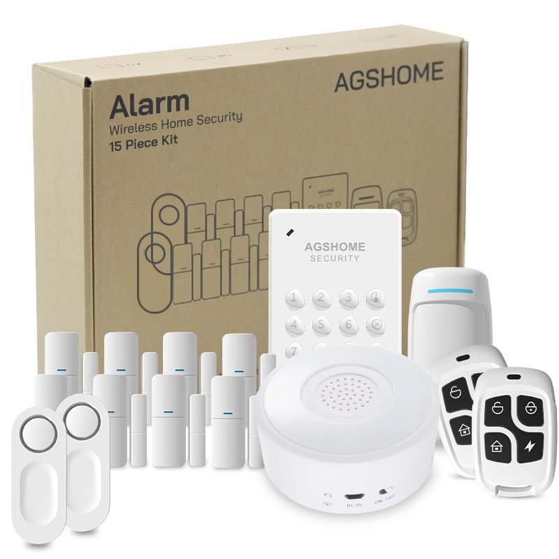 Tuya WiFi Alarm System Smart Home Security System Smart Life WiFi Alert Kit DIY Factory Selling App Alerts Security Camera