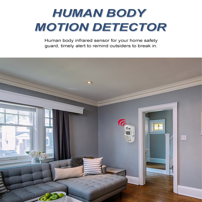 Dual-Tech Infrared Motion Alarm Motion Detector Alarm With Programmable Key Pad for Industrial Security