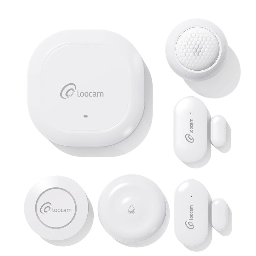 Wireless Home Alarm System 6 Pieces for House and Apartment Security Easy Connection Home Security Alarm System