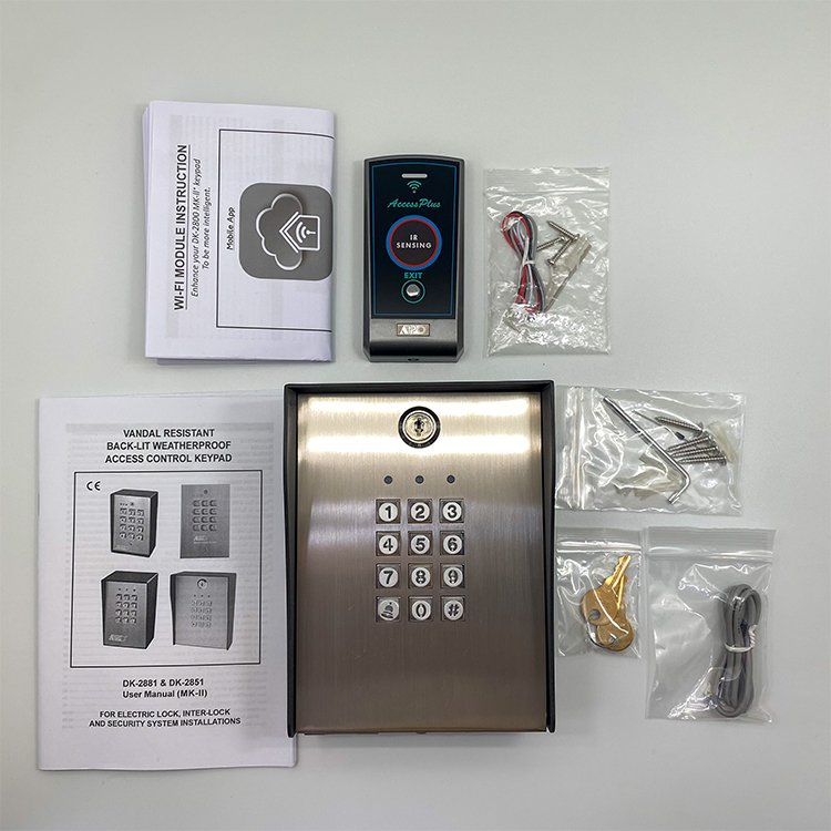 DK-2881GB (P2) Tuya Smart Life Wi-Fi Mobile Control Keypad Access Controller with Wiegand Alarm Interlock Features