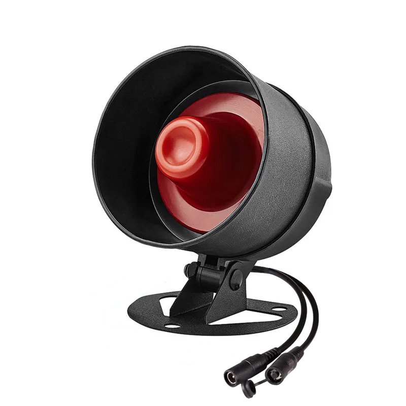 Waterproof outdoor on-site alarm system wireless 433MHZ big siren with loudly sounds can compatible with any brand's alarm