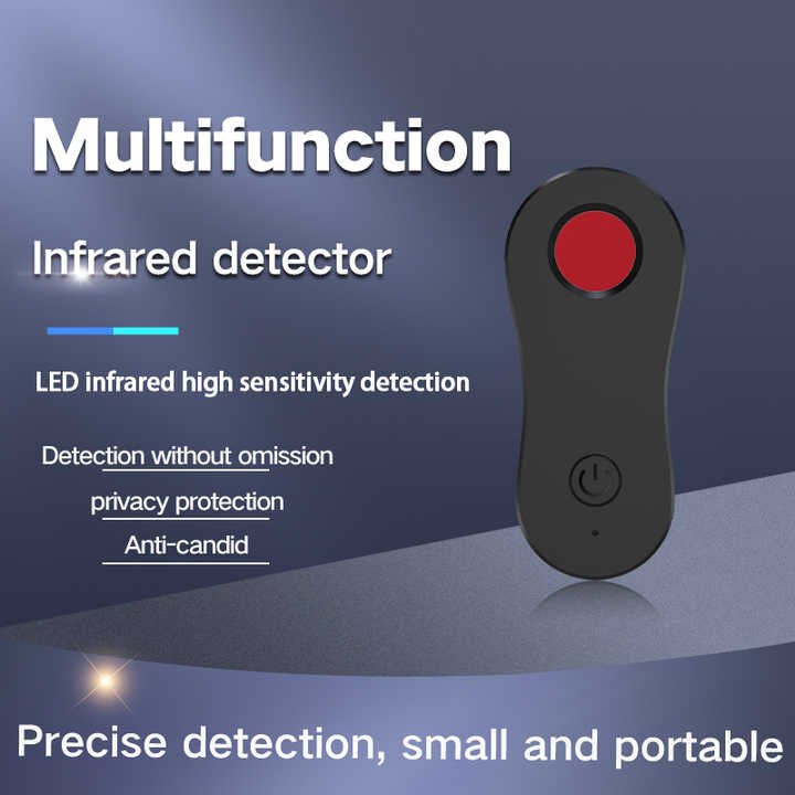 T12 Portable Infrared Alarm Detector Anti-Candid & Anti-Peeping Security Gadget for Hotel & Office Security