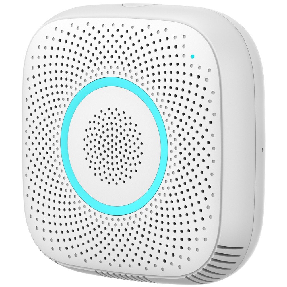 Heiman factory high stability battery operated wireless smart gas leak detector alarm