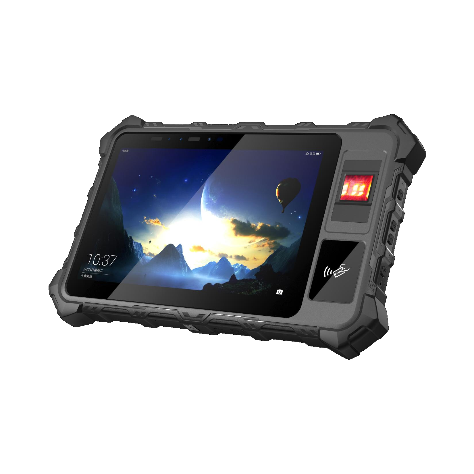 FP0819 Face+IC+Card+IRIS+Fingerprint Rugged Tablet With Android System With GPS SDK