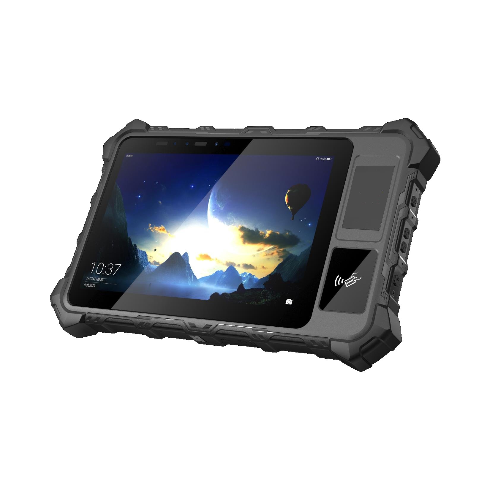 FP0819 Face+IC+Card+IRIS+Fingerprint Rugged Tablet With Android System With GPS SDK