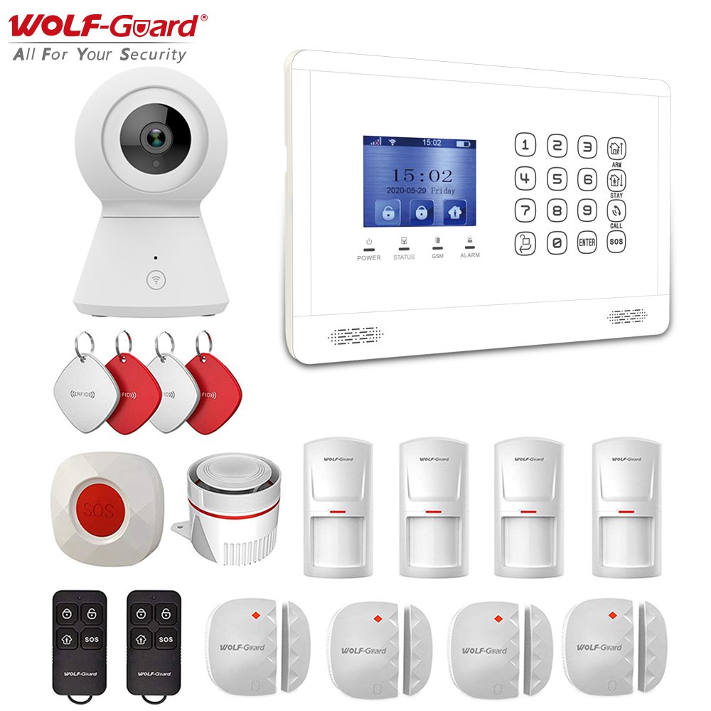 ITALIAN ALARM Antifurto Casa Wireless senza fili mod. FUTURA 2023 WIFI combinatore GSM App SMARTLIFE x Android/IOS sirena