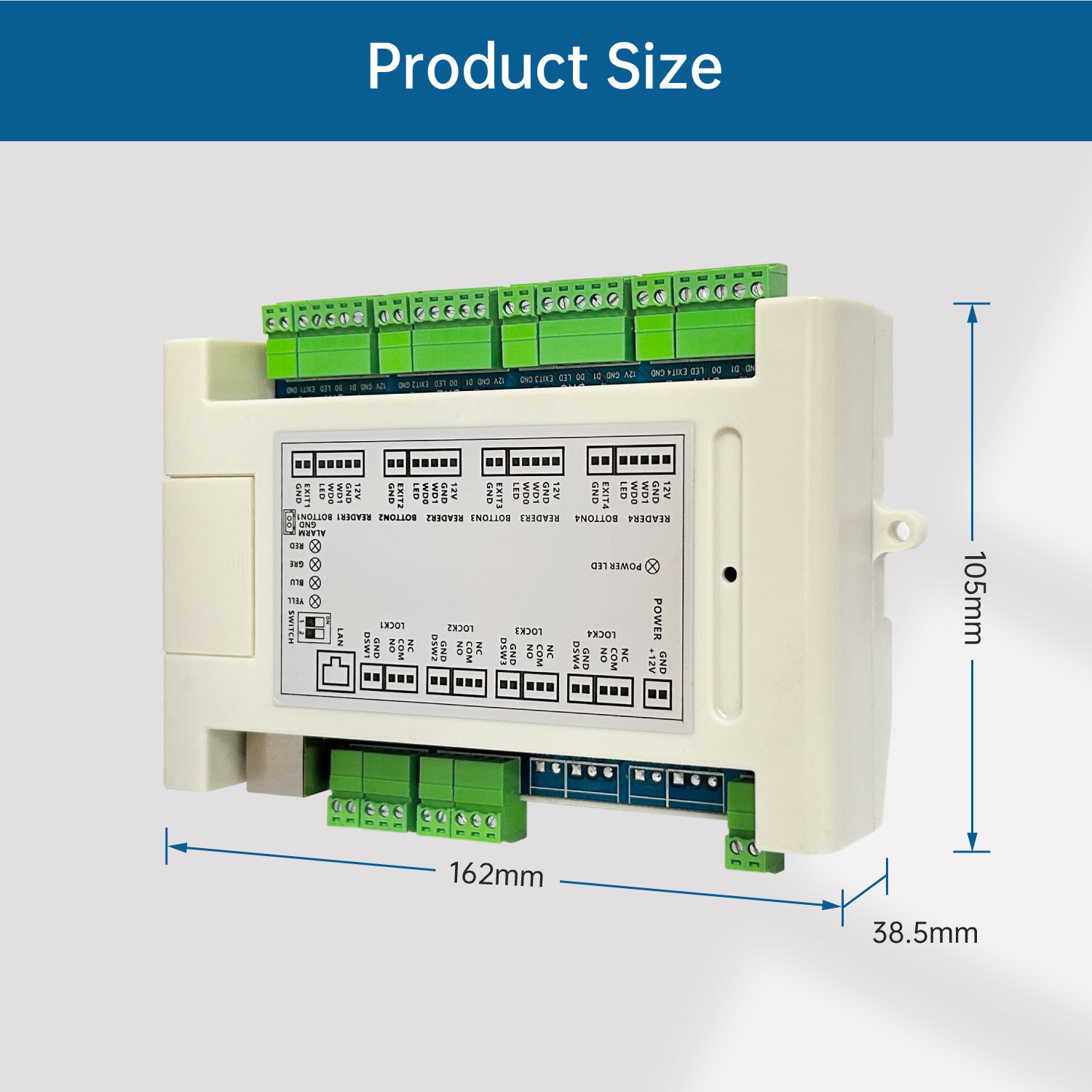 Trudian Low MOQ RJ45 12V Wall Mounted Stand-alone Support Two Door Control Access Systems