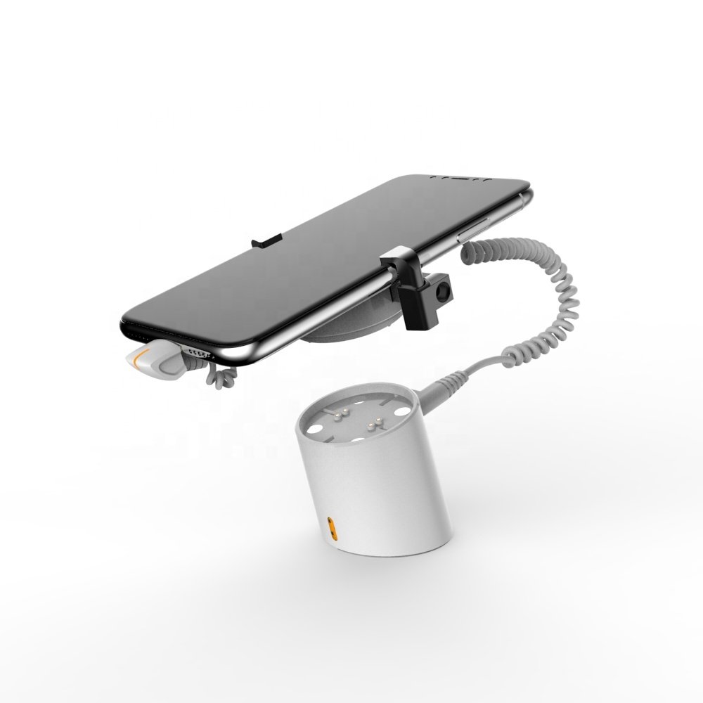 A112-D Tablet Alarm System Mobile Phone Security Display Stand With Clamp Smartphone Anti Theft Holder With Charging Cable