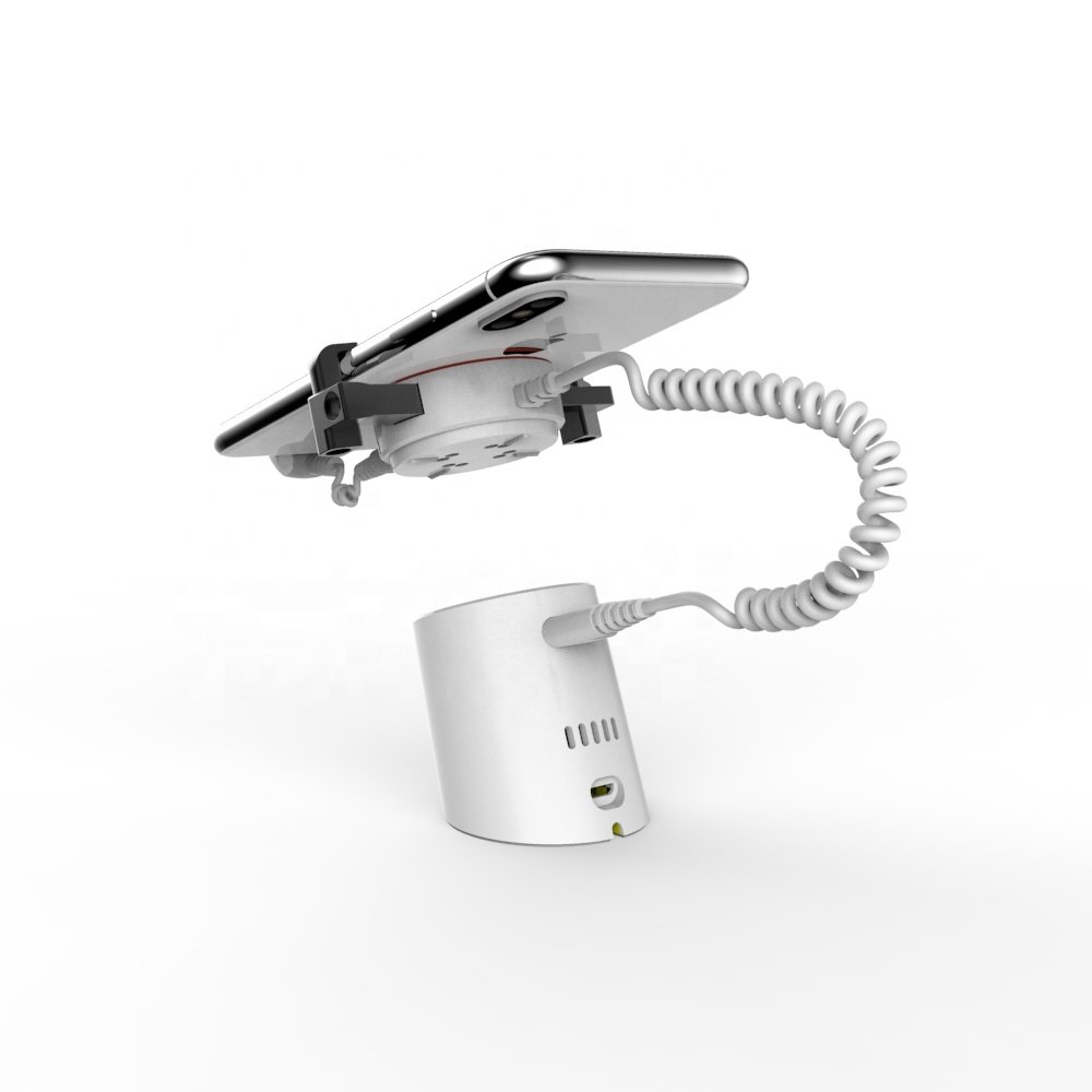 A112-D Tablet Alarm System Mobile Phone Security Display Stand With Clamp Smartphone Anti Theft Holder With Charging Cable