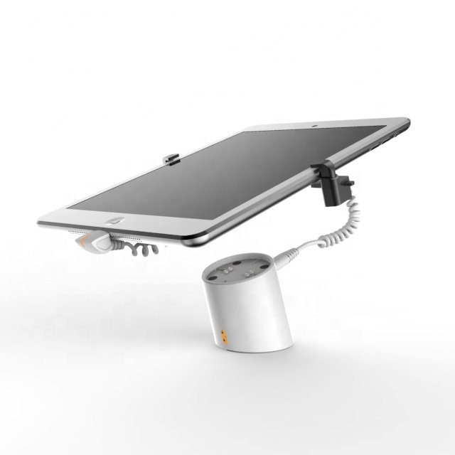 A112-D Tablet Alarm System Mobile Phone Security Display Stand With Clamp Smartphone Anti Theft Holder With Charging Cable