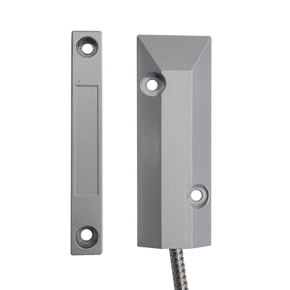 Door Sensor Alloy-Zn Wired Roller Shutter Door Magnetic Contact Reed Switch For Security Alarm System