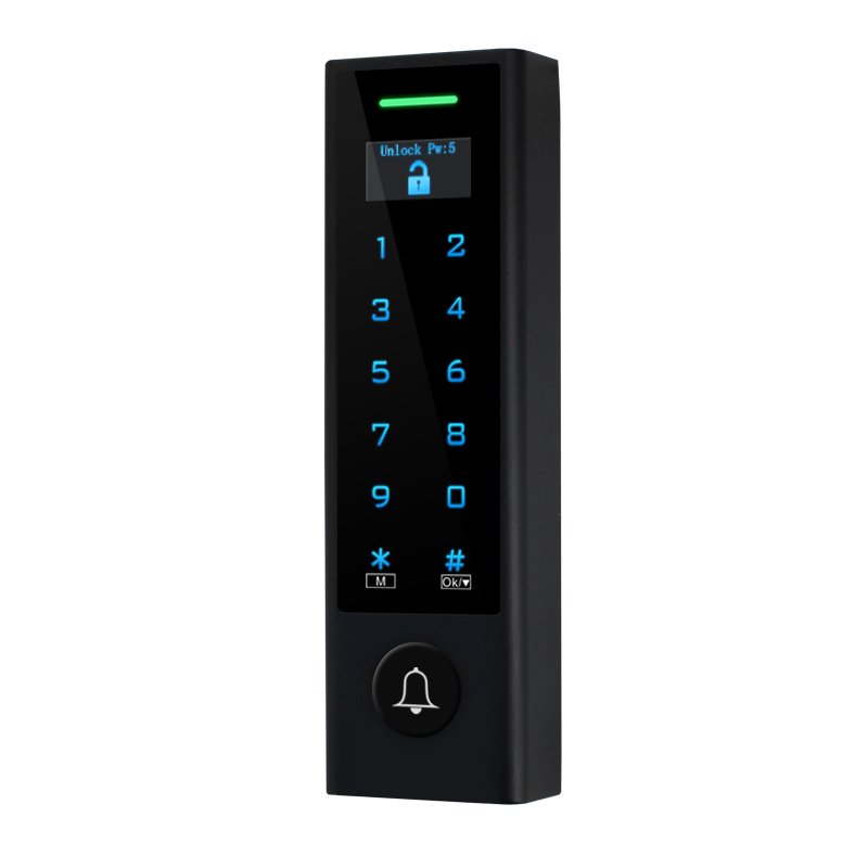 Economic 10,000 Large User Capacity IP66 Tuya Smart WIFI 2.4G Access Control with OLED Screen, used for Door Entry System