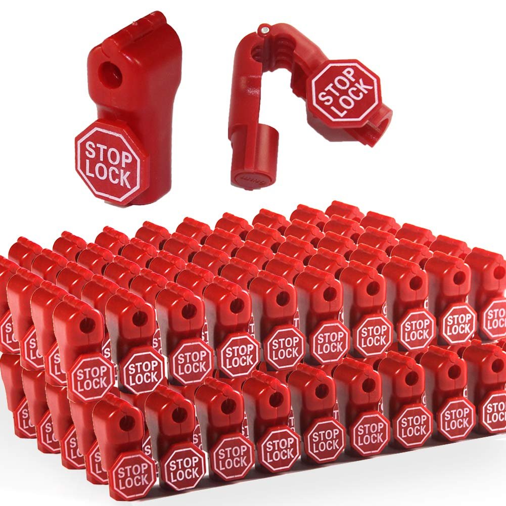 With security alarm system eas shop magnetic security peg hook stop lock & Stop lock