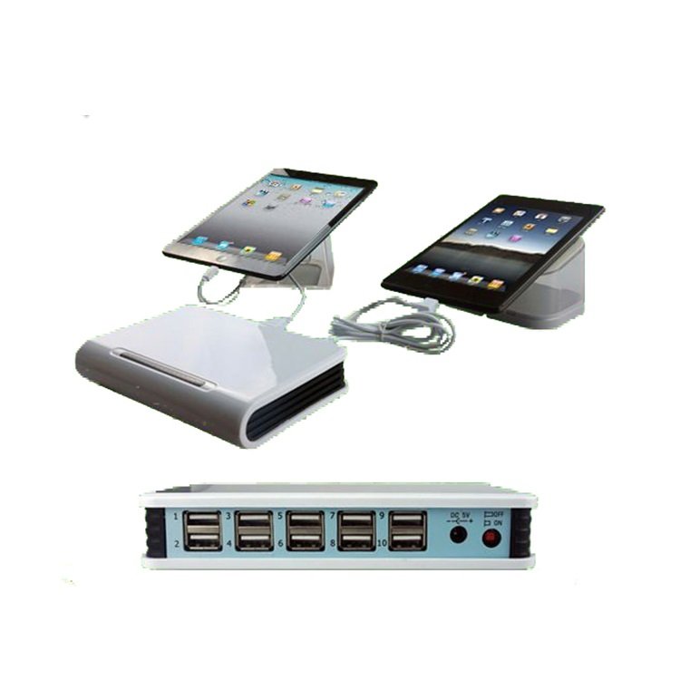 10 Ports Multi Target Smart Burglar Alarm Display Device Security System for Mobile Phone Tablet PC