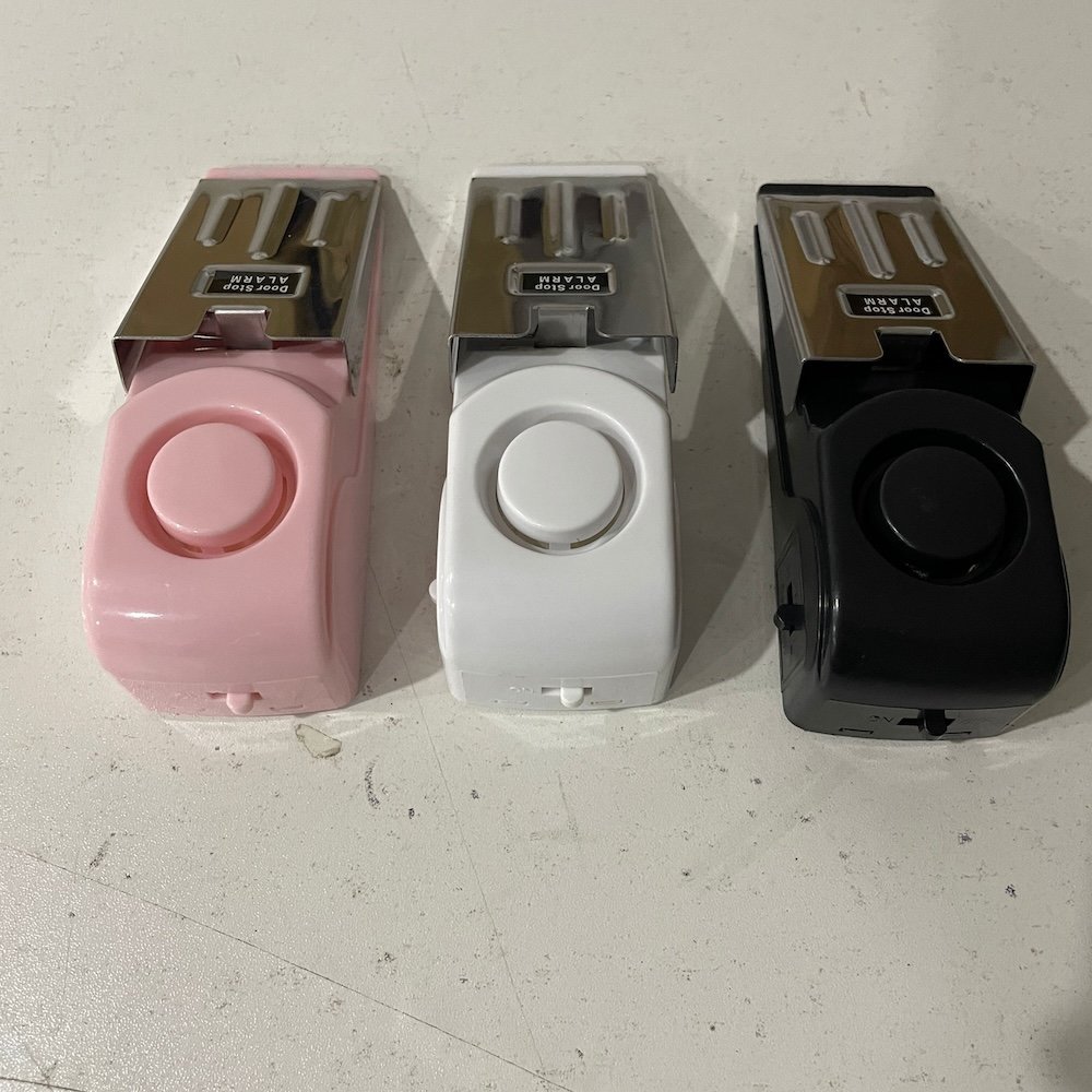 Portable Anti-theft 120DB Alarm Door Stopper Wireless Smart Sensor Mini Security Door Stopper with Alarm