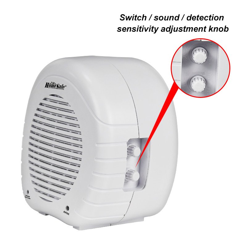 Advanced High-Sensitivity Motion Detector Alarm with Dog Barking &Chime &Remote Control for Home Security