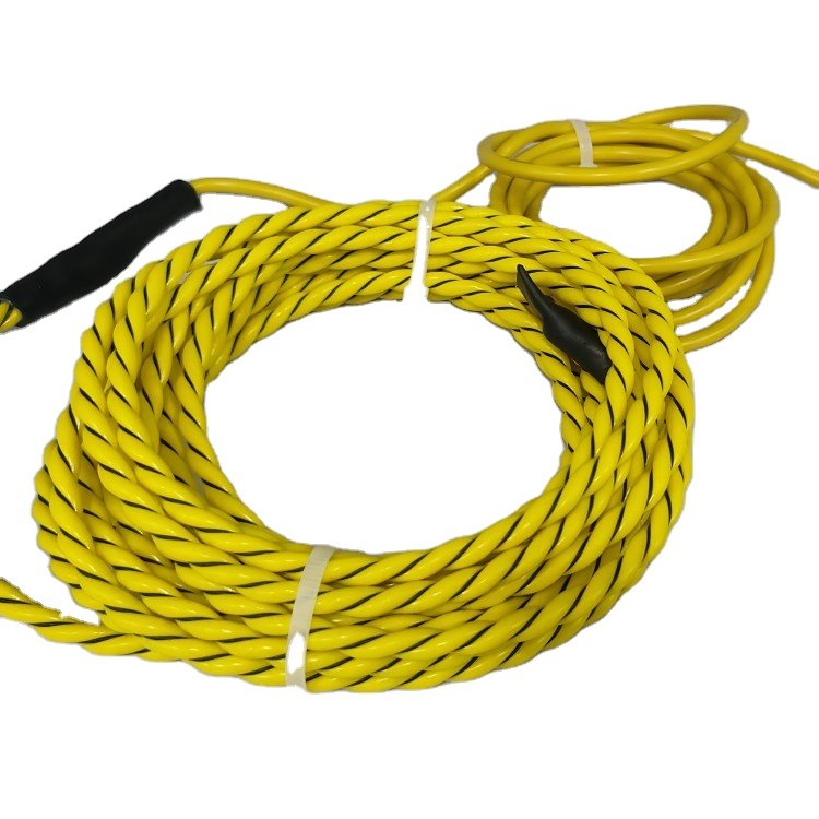 Non-Positioning Type Water Leak Detector Alarm System Sensor for Rope Leakage Detection Line Sensing Cable