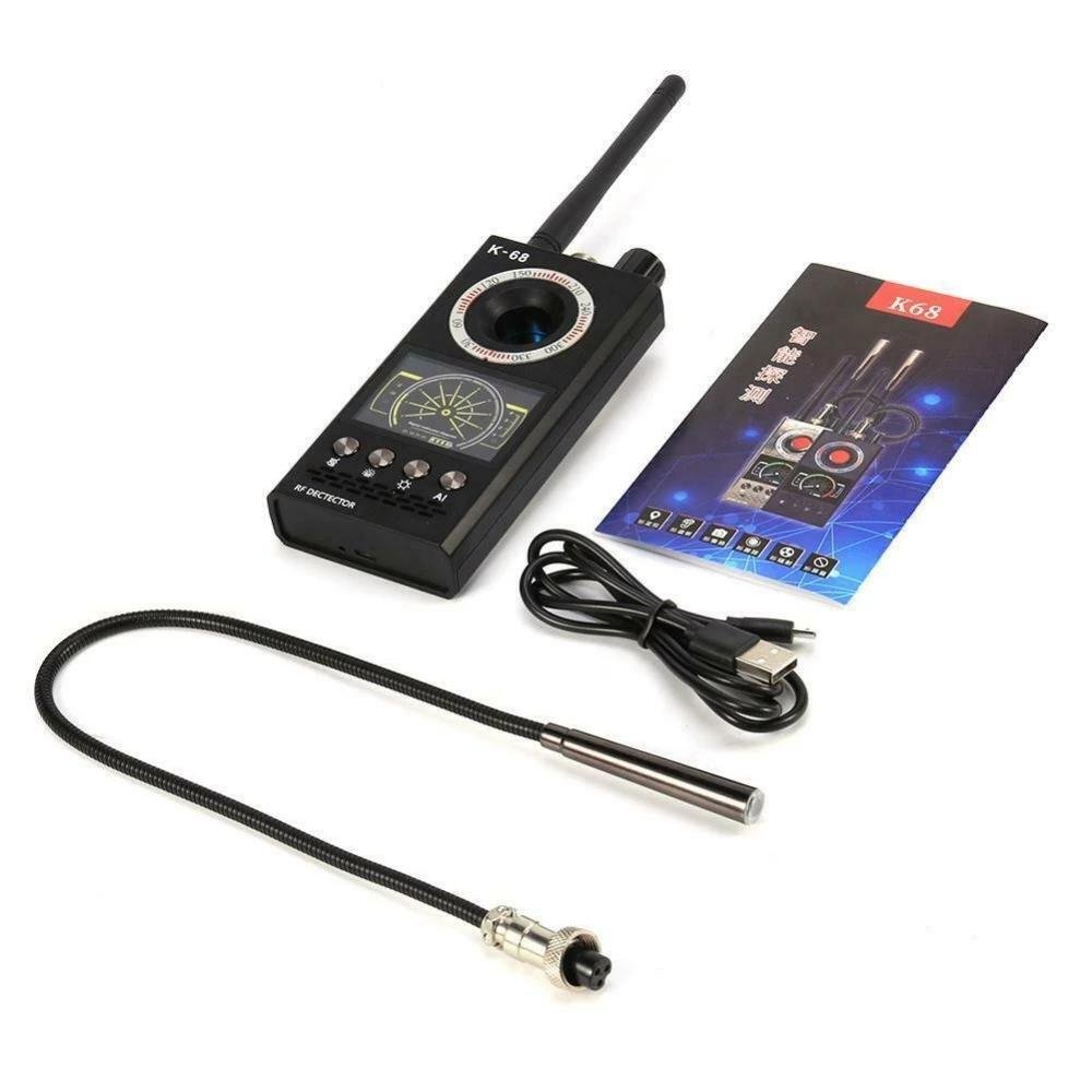 K68 Anti Bug Audio Eavesdropping GSM GPS Tracking Strong magnetic detection RF Camera Spy Bug Detector