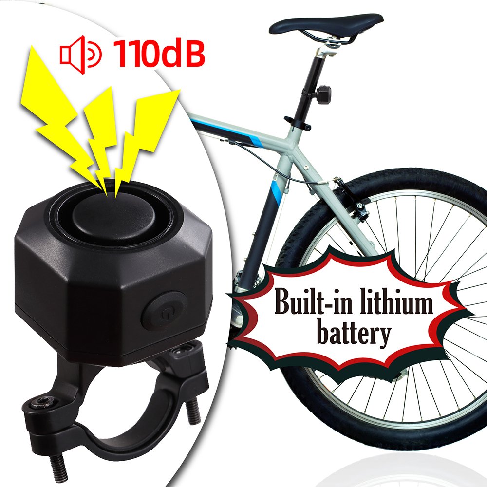 Bike Alarm Wireless Waterproof Bike Alarm with Remote Control Anti-Theft Motorcycle Vehicle Security Alarm System