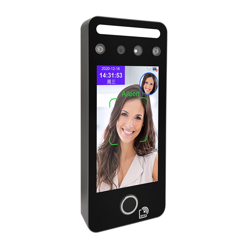 Cloud Connected Wifi TCP/IP AI Dynamic Face Recognition QR Reader Access Control System With Multi Five People Recognition