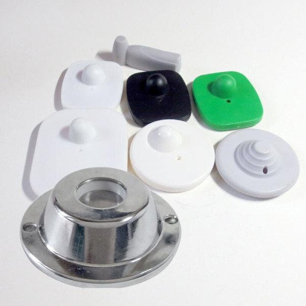 RFDC Clothing Sore EAS Security Tag 8.2 MHZ RF Hard tag for Clothes protection Square alarm Tags for EAS system