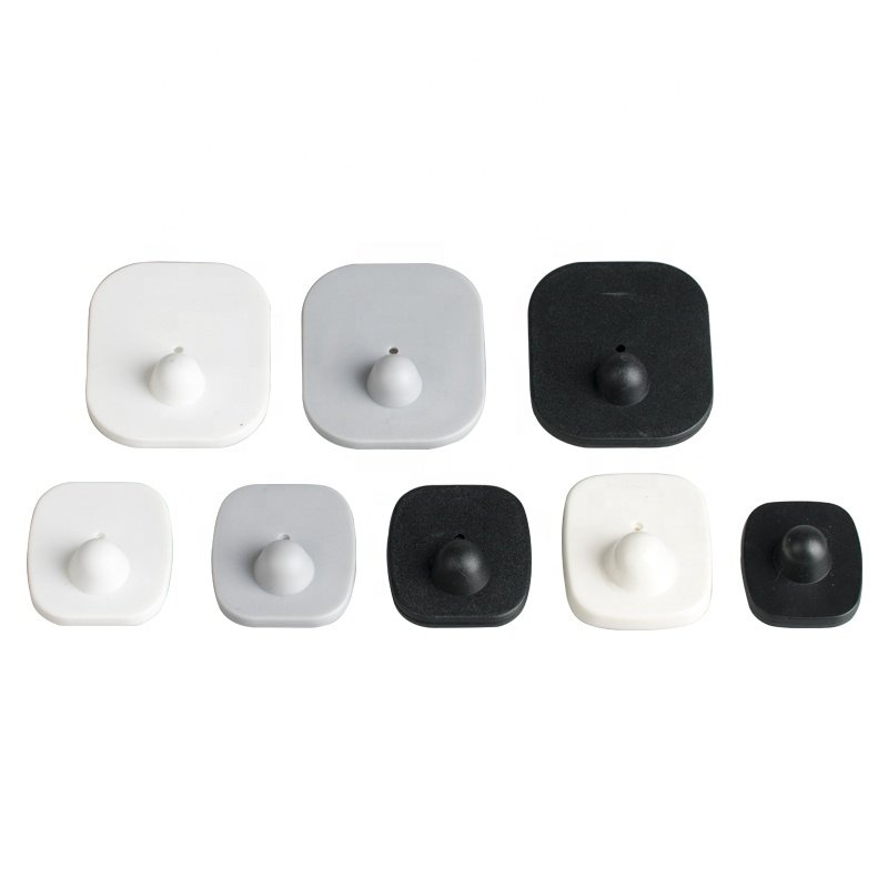RFDC Clothing Sore EAS Security Tag 8.2 MHZ RF Hard tag for Clothes protection Square alarm Tags for EAS system