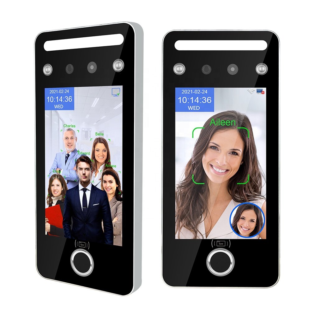 Rfid Reader Fingerprint Time Attendance Biometric 4G Sim Card Face Recognition Access Control Device