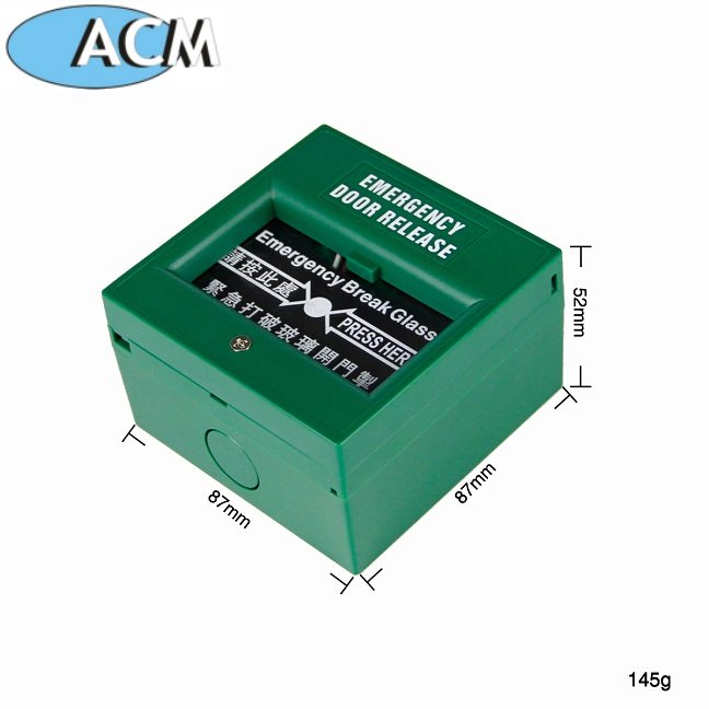 ACM-K3 Emergency break glass door switch urgent exit button release push button firm alarm switch for Lock Security System
